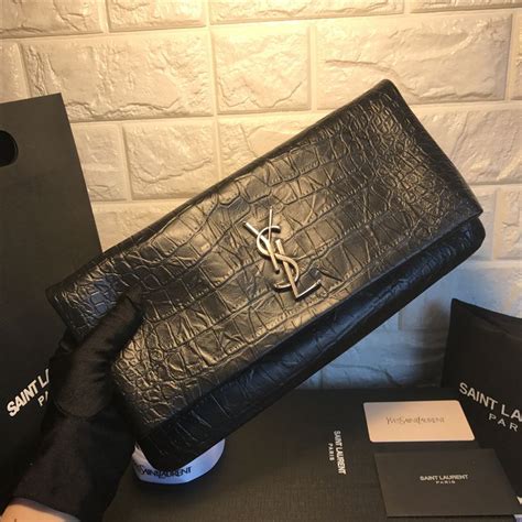 best replica ysl clutch|ysl crocodile clutch.